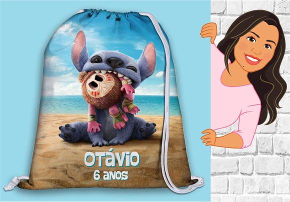Mochilinha Personalizada Stitch