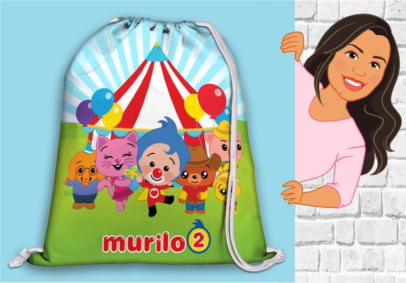 Mochilinha Personalizada Palhaço Herói