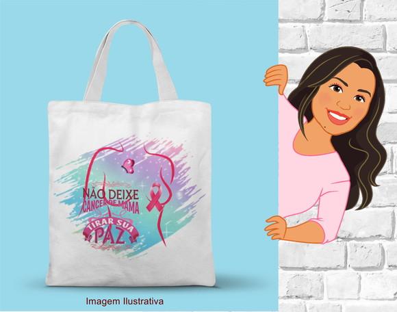 Sacola Ecobag Outubro Rosa