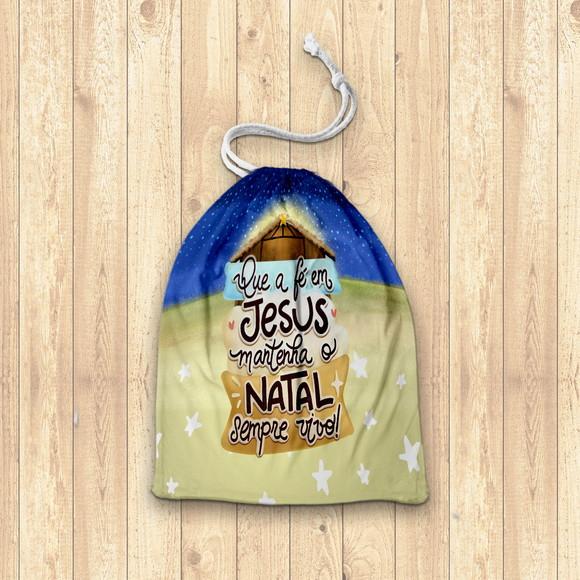 Saquinho Personalizada Natal