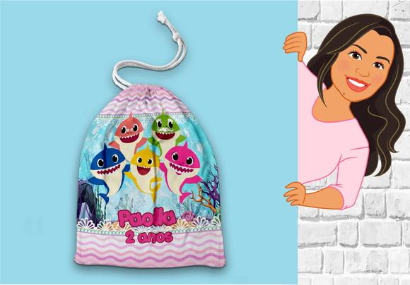 SAQUINHO SURPRESA Baby Shark Rosa