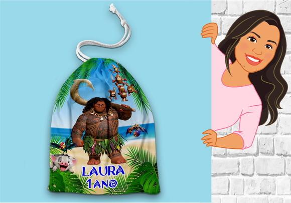 Saquinho Surpresa Moana e Mauí