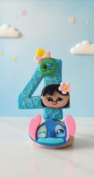 Vela Personalizada de Biscuit Stitch