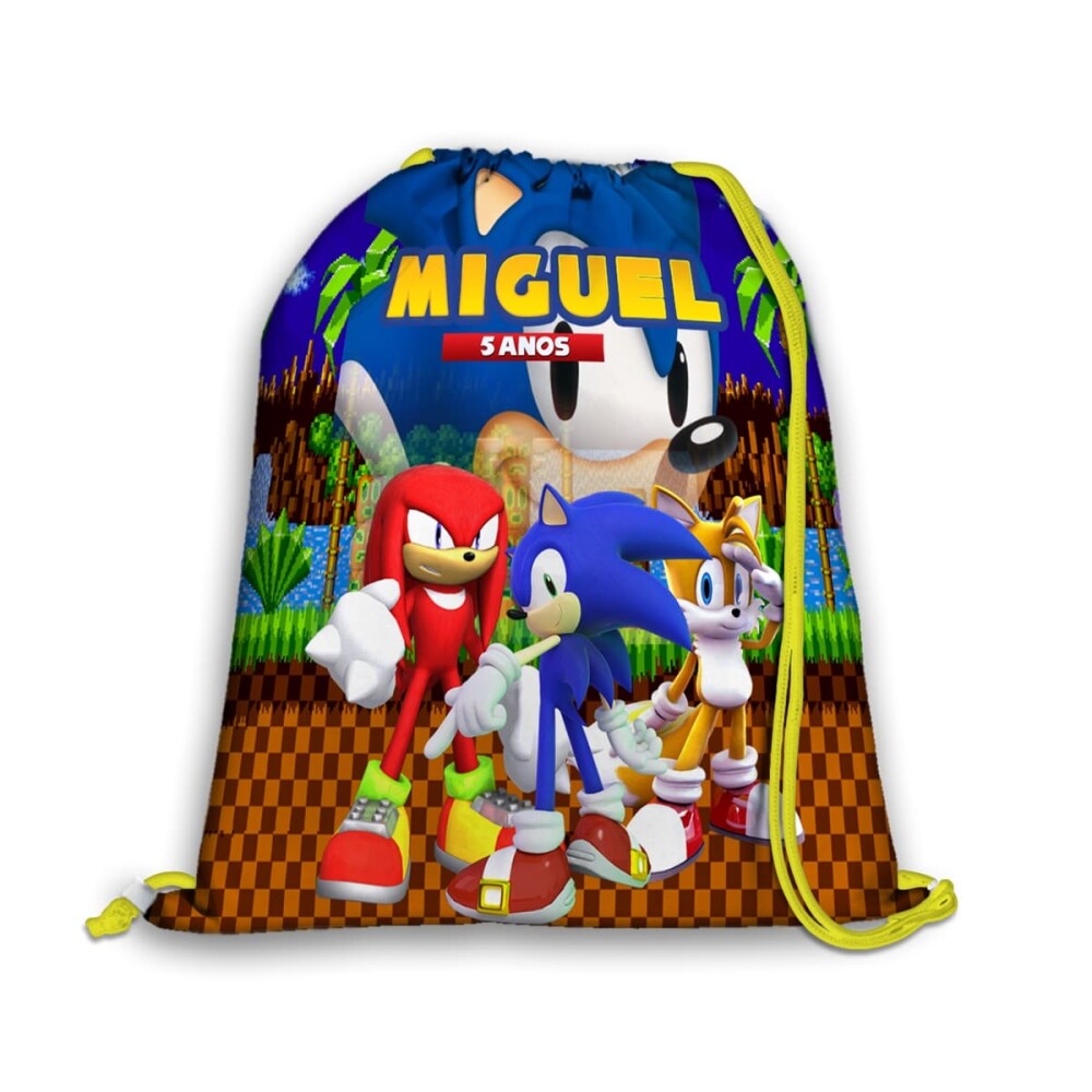 Mochilinha Personalizada Sonic
