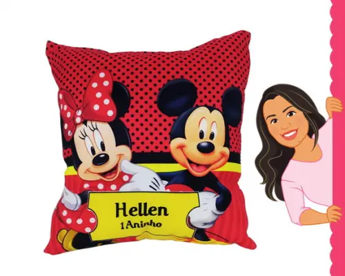 Almofada Minnie e Mickey