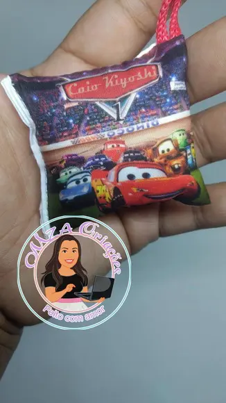 Almofadinhas Chaveiro Carros