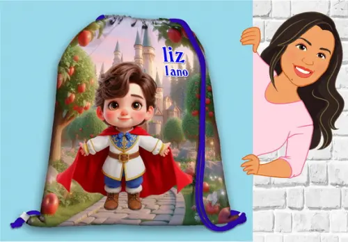Mochilinha Branca de Neve Baby