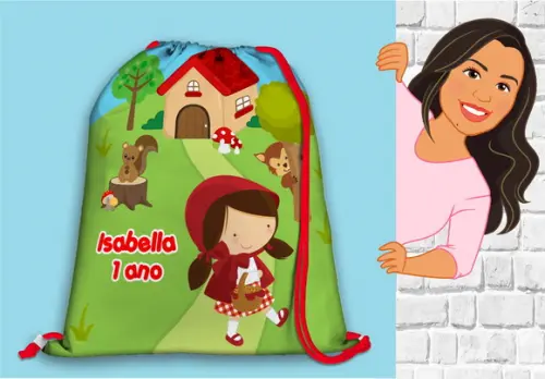 Mochilinha Chapeuzinho Vermelho