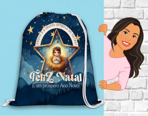 Mochilinha de Natal Religiosa