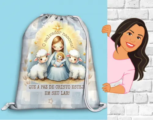 Mochilinha de Natal Religiosa