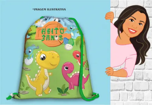 Mochilinha Dinossauros Baby