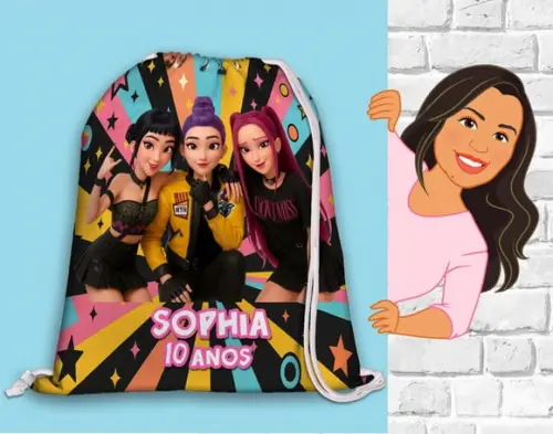 Mochilinha Guerreiras do Kpop