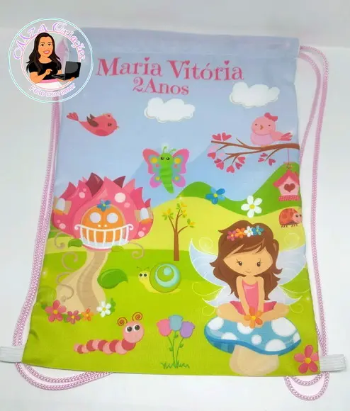 Mochilinha Jardim Encantado Fadas