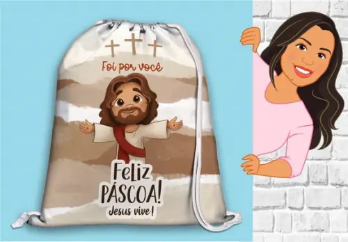 Mochilinha Páscoa Cristã