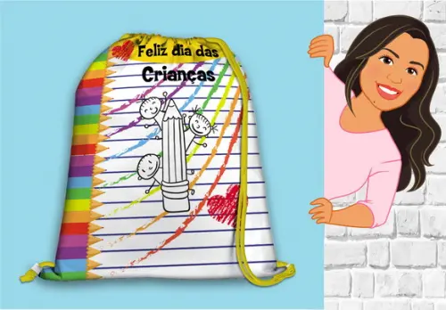 Mochilinha Personalizada Dia Das Crianças