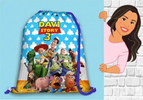Mochilinha Personalizada Toy Story