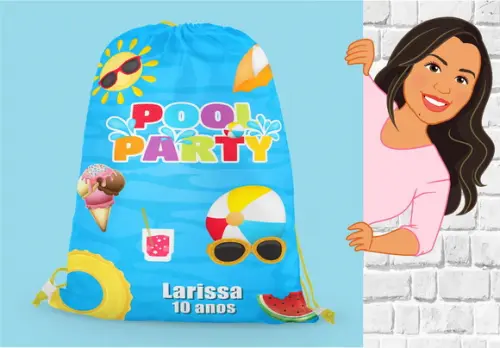 Mochilinha Pool Party