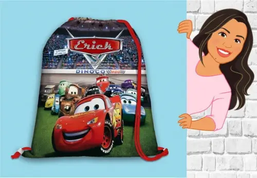 Mochilinha Relâmpago Mcqueen