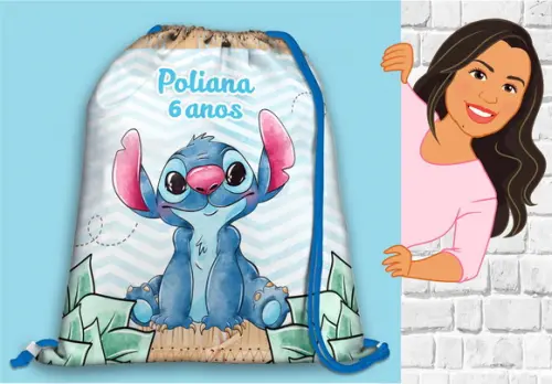 Mochilinha Stitch