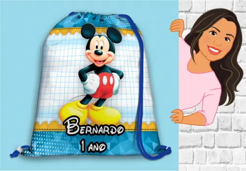 Mochilinhas Personalizada Mickey