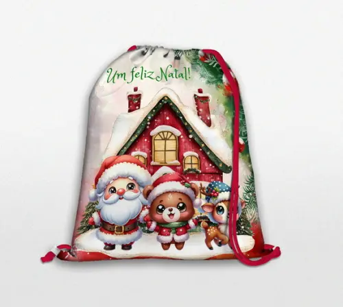 Mochilinhas Personalizada Natal