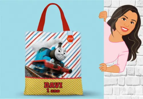 Sacola Personalizada Thomas E Seus Amigos