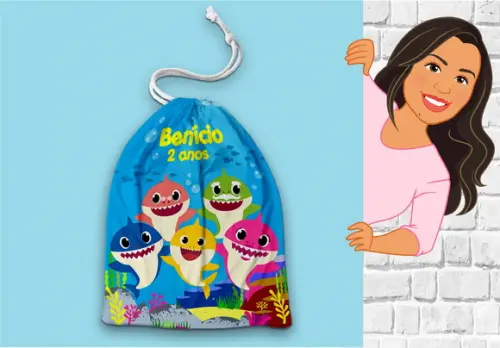 SAQUINHO SURPRESA Baby Shark