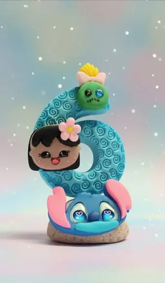 Vela Personalizada de Biscuit Stitch