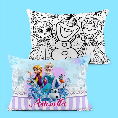 Kit Almofada Personalizada Frozen