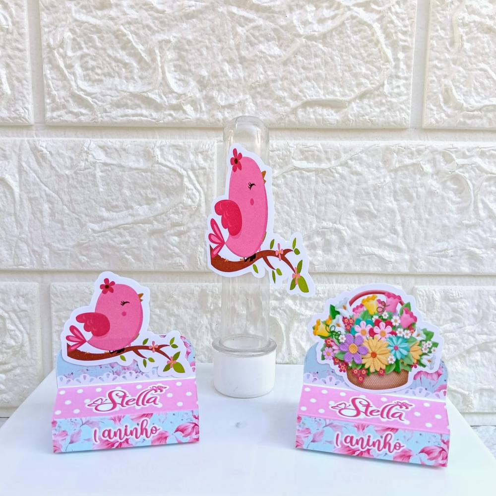 Kit: 46 Peças Lembrancinhas Personalizadas Jardim Encantado