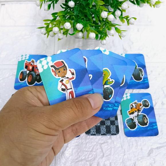 Kit 10 Lembrancinhas Jogo da Memória Blaze