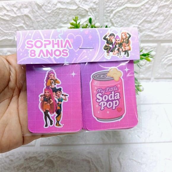 Kit 10 Lembrancinhas Jogo da Memória Guerreiras do K-pop