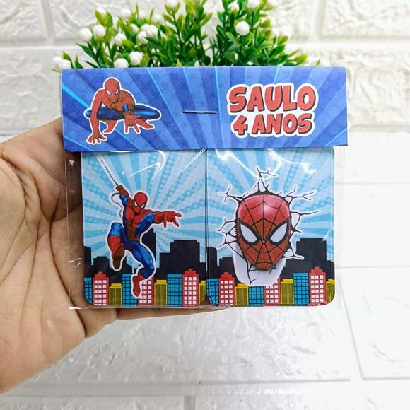 Kit 10 Lembrancinhas Jogo da Memória Homem Aranha