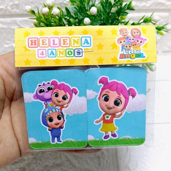 Kit 10 Lembrancinhas Jogo da Memória Littler Angel