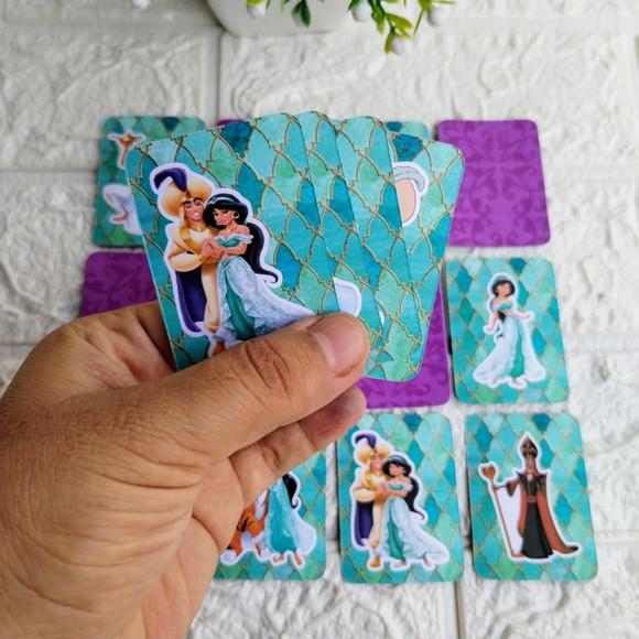 Kit 10 Lembrancinhas Jogo da Memória Personalizado Jasmine