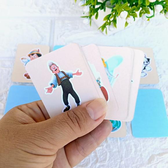 Kit 10 Lembrancinhas Jogo da Memória Pinoquio