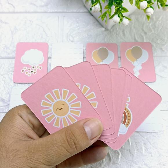 Kit 10 Lembrancinhas Jogo da Memória Primeira Volta ao Sol