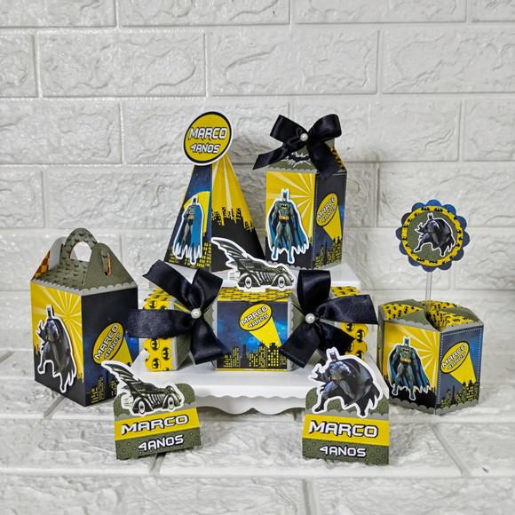 Kit 110 Peças Lembrancinhas Batman