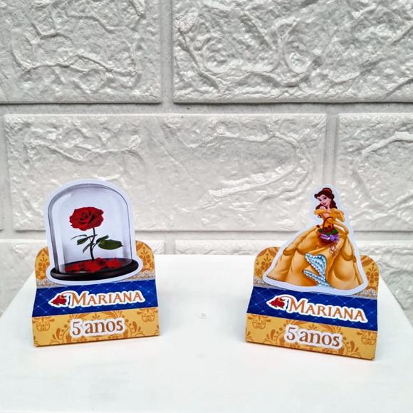 Kit 110 Peças Lembrancinhas Personalizadas a Bela e a Fera