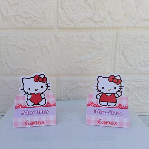 Kit 110 Peças Lembrancinhas Personalizadas Hello Kitty