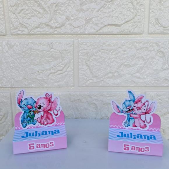 Kit 110 Peças Lembrancinhas Personalizadas Stitch e Angel