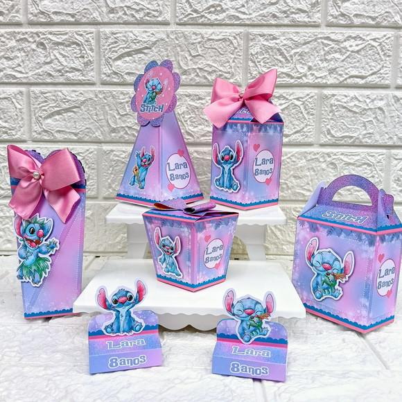 Kit 110 Peças Lembrancinhas Personalizadas Stitch