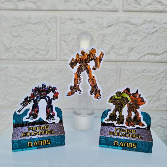 Kit 110 Peças Lembrancinhas Personalizadas Transformers