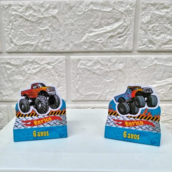 Kit 145 Peças Lembrancinhas Hotwheels Monster Trucks