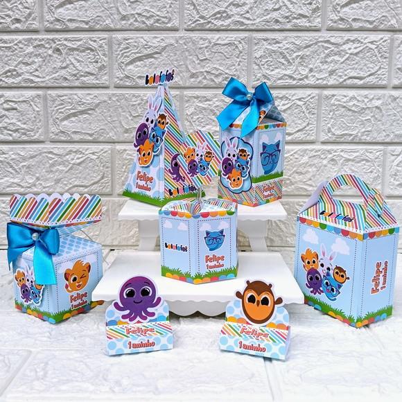 Kit 145 Peças Lembrancinhas Personalizadas Bolofofos