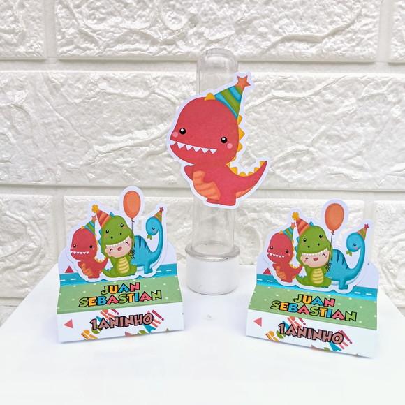 Kit 145 Peças Lembrancinhas Personalizadas Dinno Baby