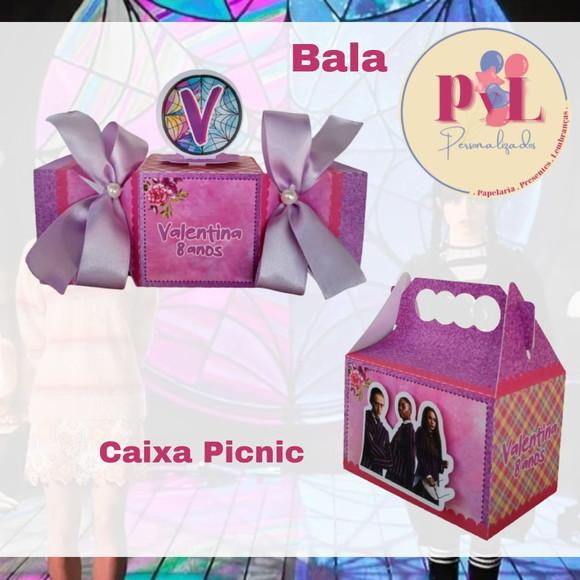 Kit 145 Peças Lembrancinhas Personalizadas Enid Wandinha