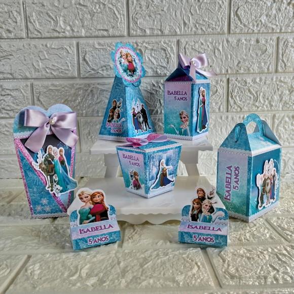 Kit 145 Peças Lembrancinhas Personalizadas Frozen