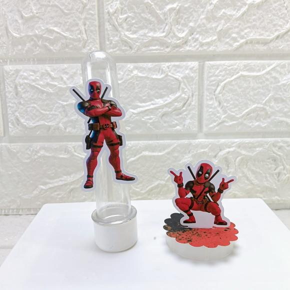 Kit 145 Peças Lembrancinhas Personalizas Deadpool