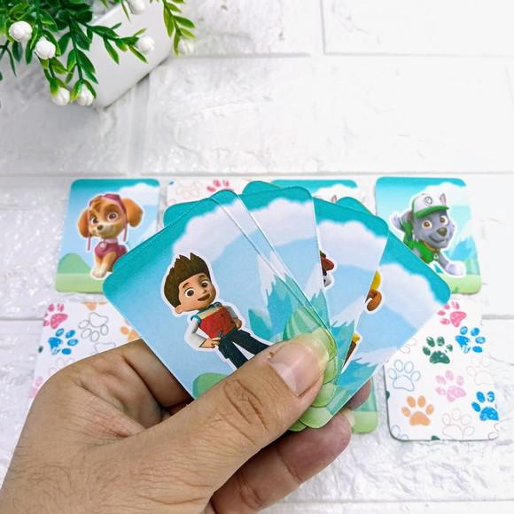 Kit 15 Lembrancinhas Jogo da Memória Patrulha Canina Menina